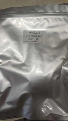 Fornitura di fabbrica Minoxidil in polvere CAS 38304-91-5 Per la perdita di capelli