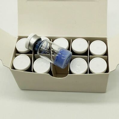 Polvere di Peptide di Rame Copper Tripeptide 1 ad Alta Purezza per la Ricerca Avanzata sulla Cura della Pelle, Materia Prima Cosmetica di Rame Tripeptide-1, Complesso Peptidico Blu Stabile, ≥99%