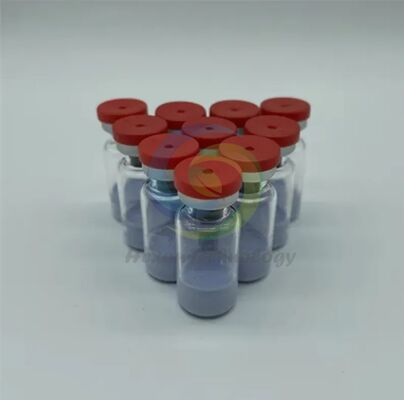 Polvere di peptidi di rame GHK-Cu ad alta purezza per la ricerca sulla cura della pelle Materia prima di tripeptidi di rame-1 Compound di peptidi blu stabile Purezza ≥99%