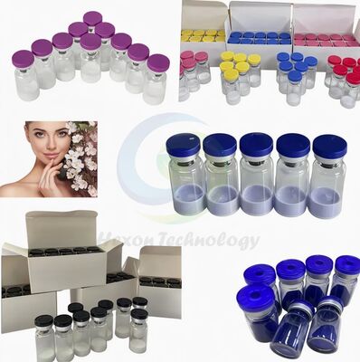 Polvere di peptidi di rame Copper Tripeptide 1 ad alta purezza per l' innovazione della cura della pelle, Ingrediente cosmetico di tripeptidi di rame-1, complesso blu stabile, ≥99% grado di ricerca