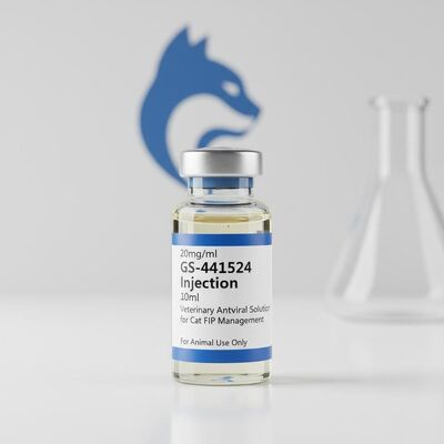 20 mg/ ml GS-441524 Iniezione 10 ml Vial Soluzione Antivirale Veterinaria per il Trattamento della FIP del Gatto per Iniezione sottocutanea
