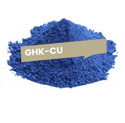 GHK Cu Copper Peptide Powder favorisce la produzione di collagene Riduce le rughe Migliora l' elasticità della pelle
