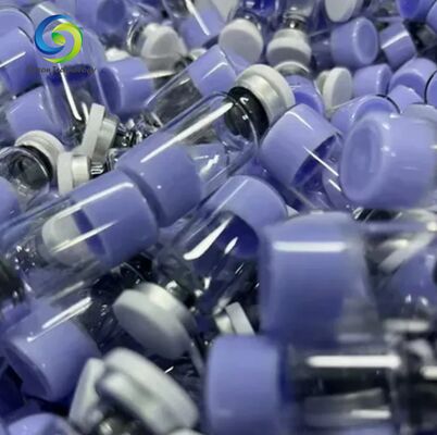 Polvere di Peptide di Rame GHK-Cu ad Alta Purezza per la Ricerca sulla Cura della Pelle Ingrediente Cosmetico Copper Tripeptide-1 Peptide Blu Qualità Stabile
