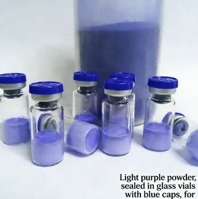 Vials di peptidi di rame GHK-Cu liofilizzati 100 mg per la ricerca cosmetica anti-invecchiamento