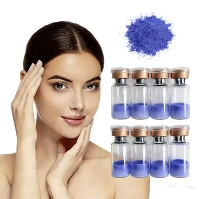 Polvere Liofilizzata Copper Tripeptide 1 ad Alta Purezza 100mg Fiale per Ricerca sulla Riparazione della Pelle Formulazione Cosmetica