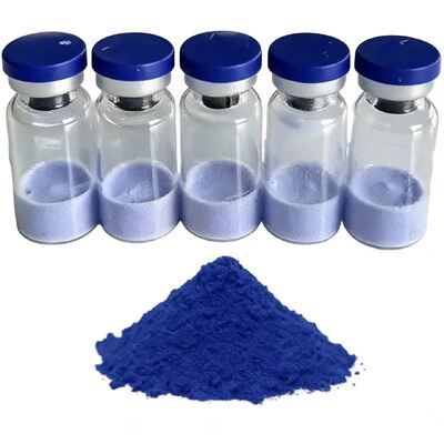 Peptide di rame Copper Tripeptide 1 liofilizzato stabile 50 mg 100 mg flaconcini con purezza ≥99% Per la ricerca di laboratorio per la cura della pelle