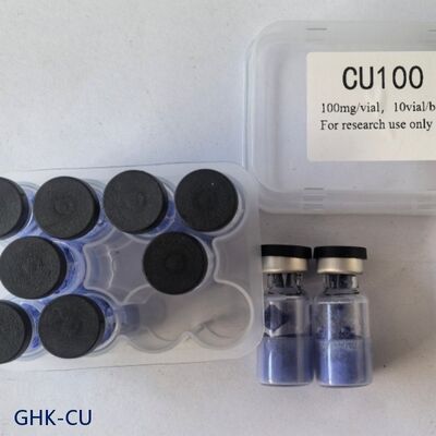 Peptide di Rame GHK-Cu ad alta purezza per la ricerca cosmetica | Polvere di Rame Tripeptide-1 | Materiale Peptidico Blu Stabile | Grado di purezza ≥99%