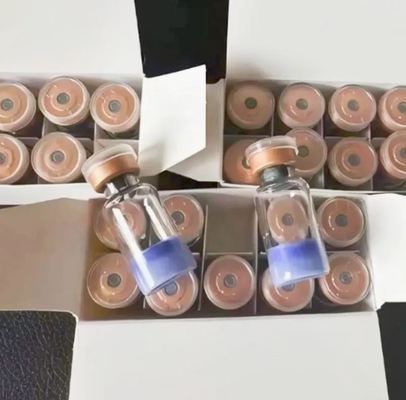 Violo di peptidi di rame GHK-Cu di grado cosmetico 100 mg polvere liofilizzata per la ricerca sulla cura della pelle