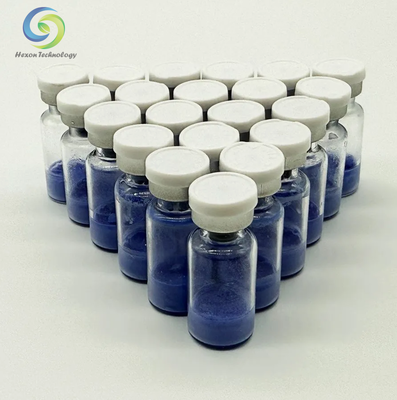 Fiale per ricerca cosmetica in polvere di peptide di rame Copper Tripeptide 1 liofilizzato da 100 mg