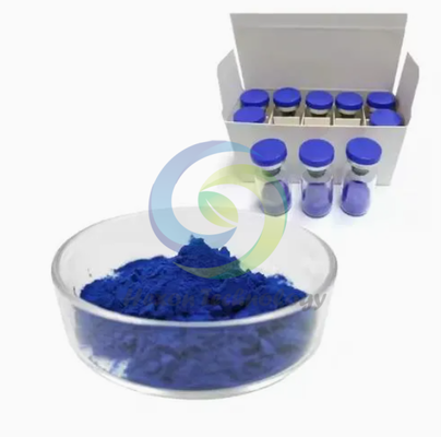 Vial peptidici GHK-Cu liofilizzati di grado di ricerca 50 mg 100 mg per lo sviluppo cosmetico