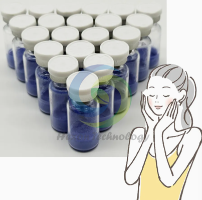 Vial peptidici GHK-Cu liofilizzati di grado di ricerca 50 mg 100 mg per lo sviluppo cosmetico