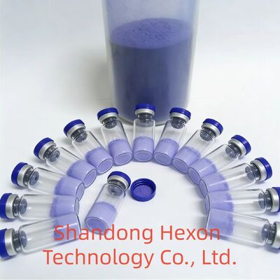 GHK-Cu Peptide di Rame Vial all' ingrosso 50 mg 100 mg Polvere liofilizzata per la ricerca sulla cura della pelle