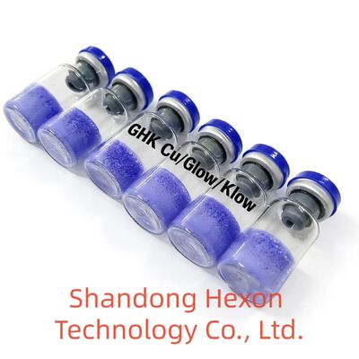 Sintesi verificata Peptide di rame GHK-Cu 50 mg 100 mg Dosi scalabile Immagazzinamento stabile